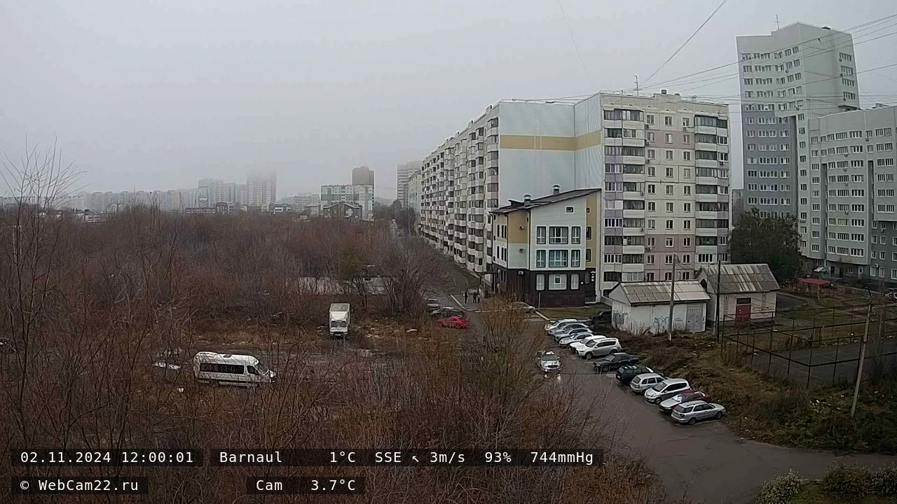 Кадр с камеры 2 ноября 2024 года