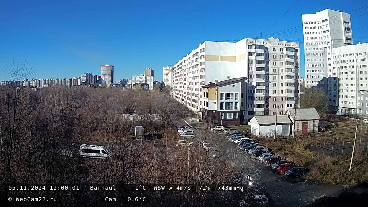 Кадр с камеры 5 ноября 2024 года
