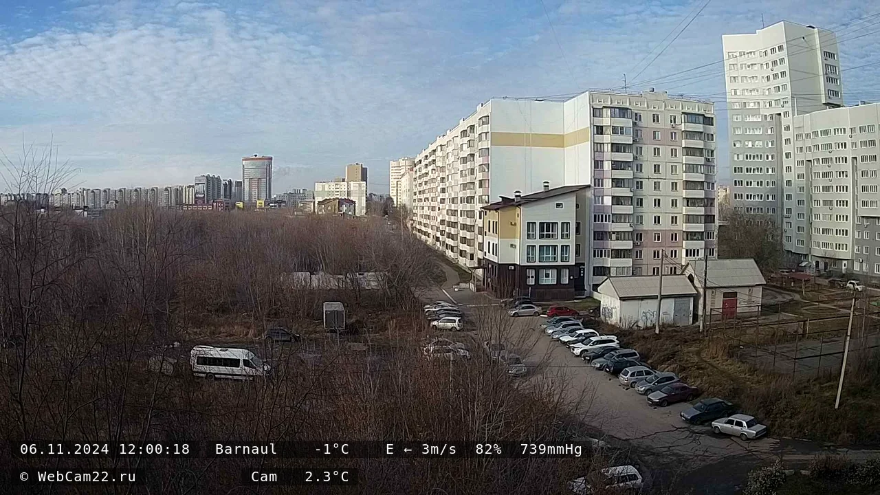 Кадр с камеры 6 ноября 2024 года