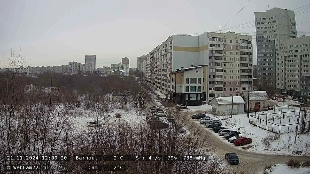 Кадр с камеры 21 ноября 2024 года