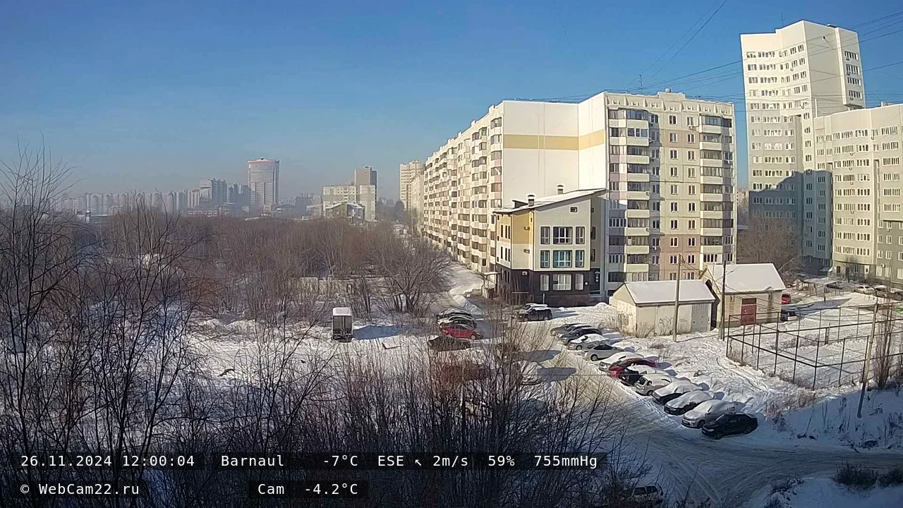 Кадр с камеры 26 ноября 2024 года