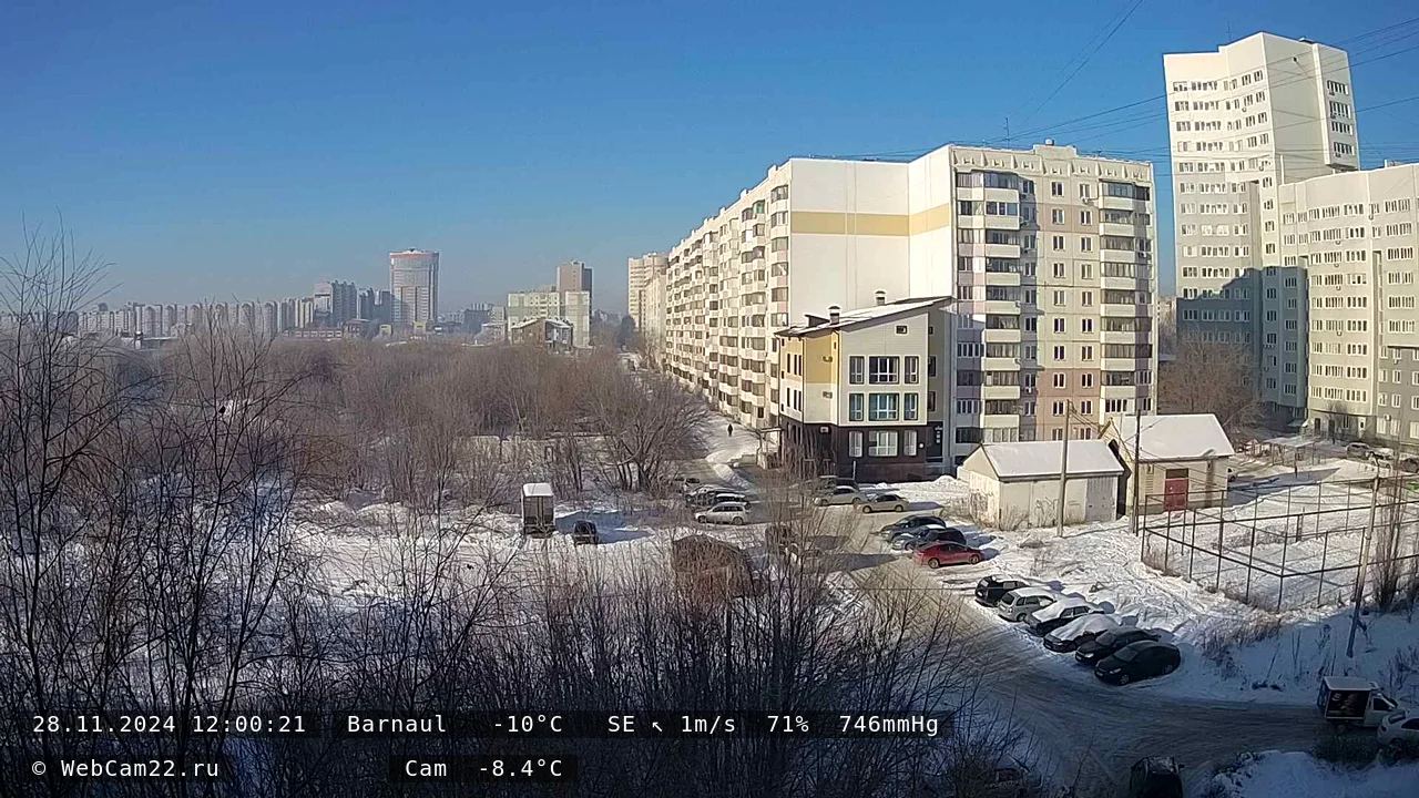 Кадр с камеры 28 ноября 2024 года