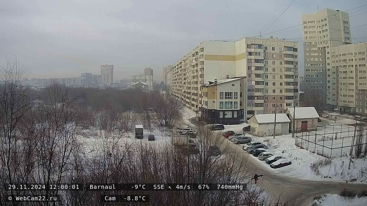 Кадр с камеры 29 ноября 2024 года