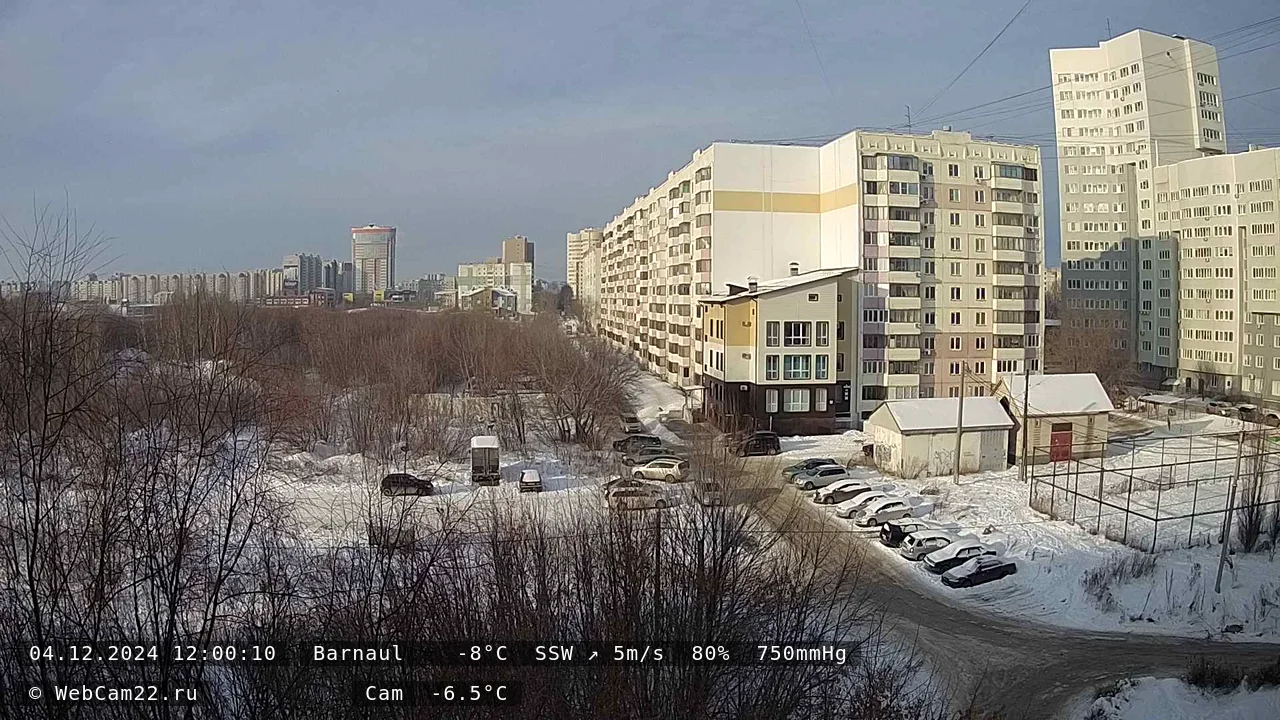 Кадр с камеры 4 декабря 2024 года