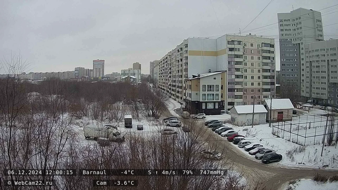 Кадр с камеры 6 декабря 2024 года