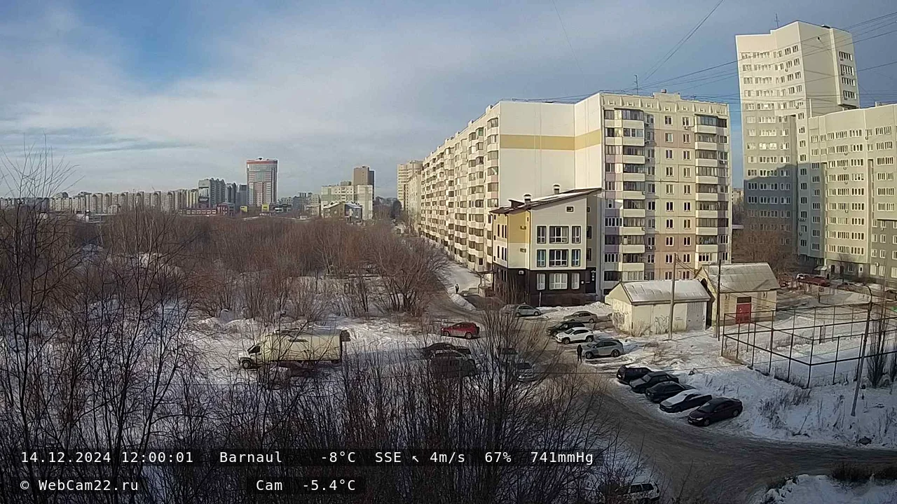 Кадр с камеры 14 декабря 2024 года