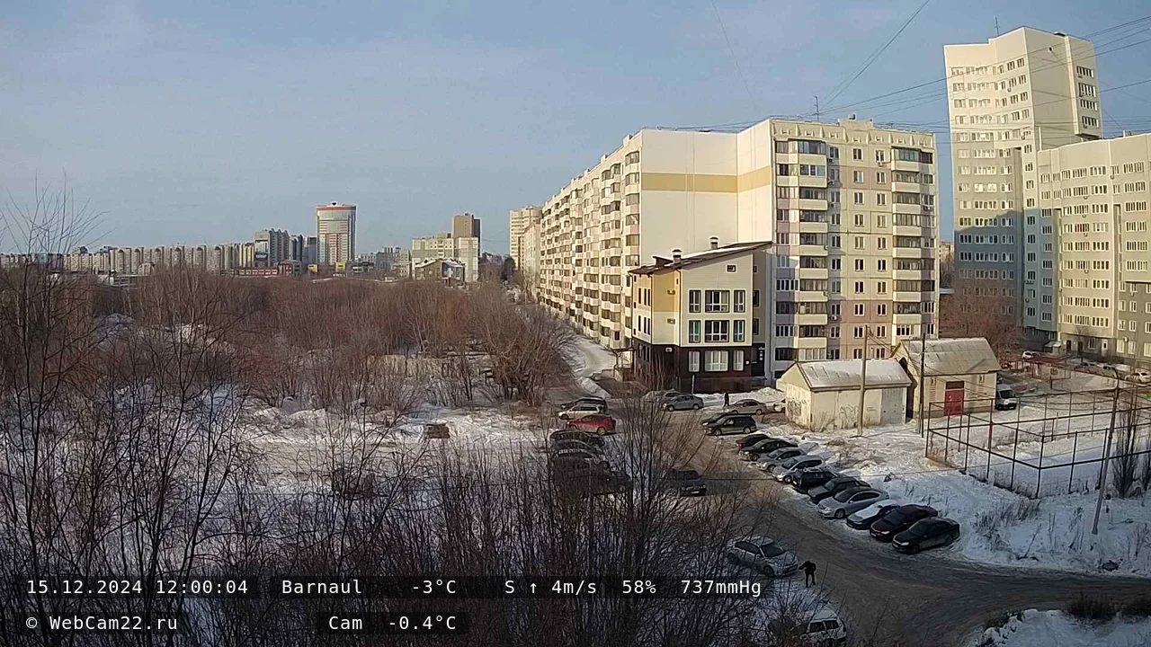 Кадр с камеры 15 декабря 2024 года