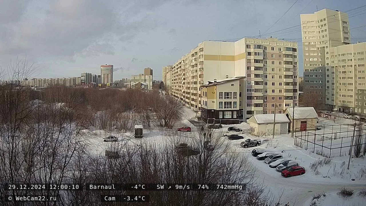 Кадр с камеры 29 декабря 2024 года