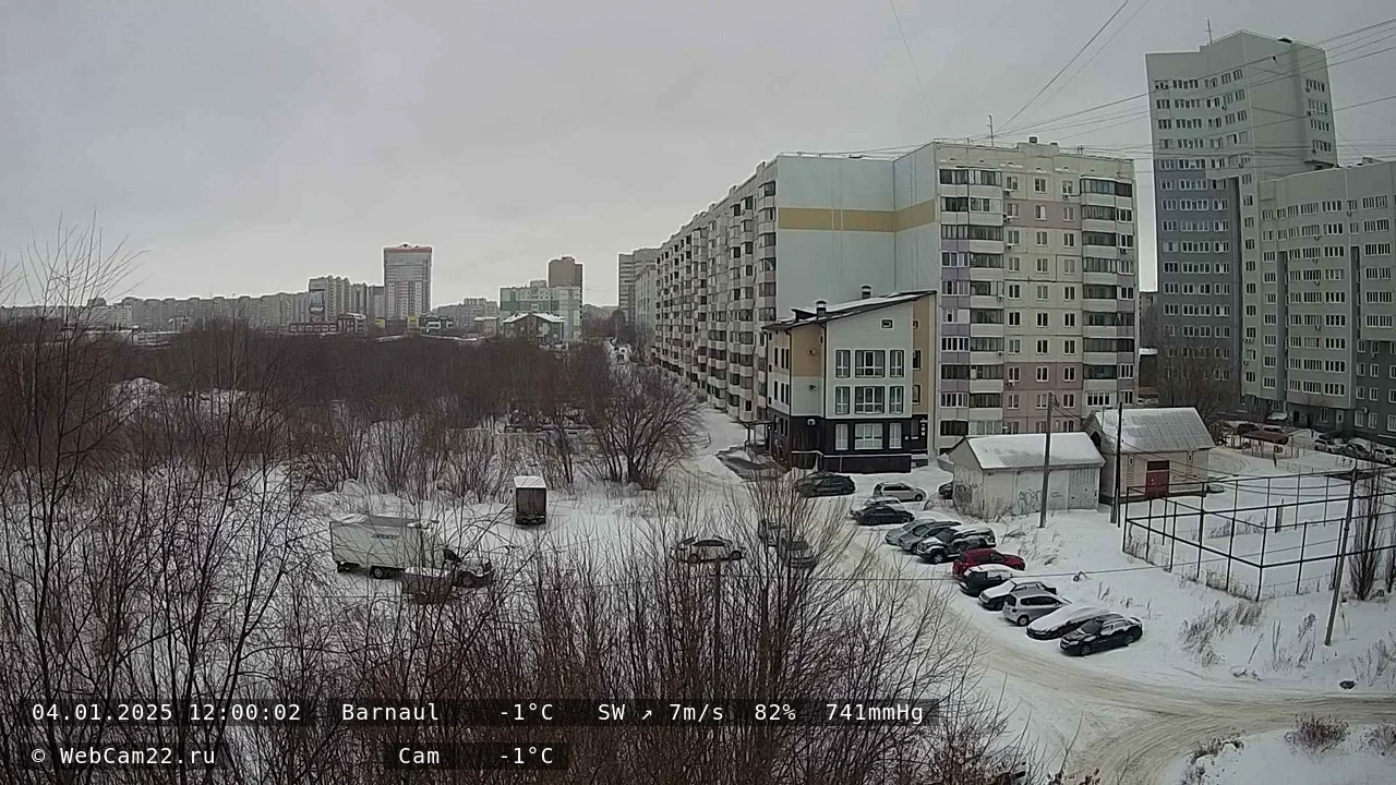 Кадр с камеры 4 января 2025 года