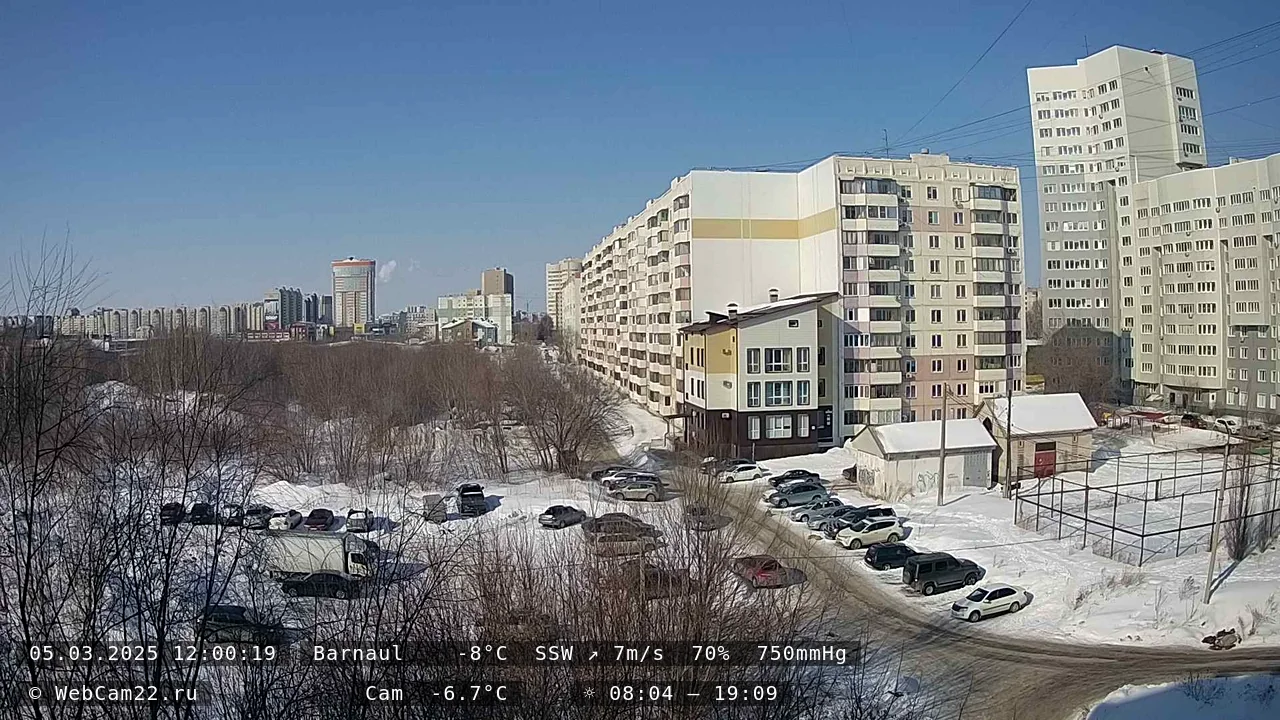 Кадр с камеры 5 марта 2025 года