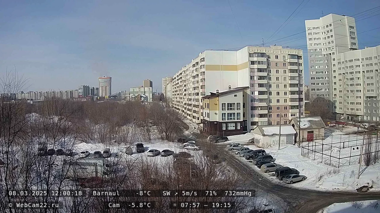 Кадр с камеры 8 марта 2025 года