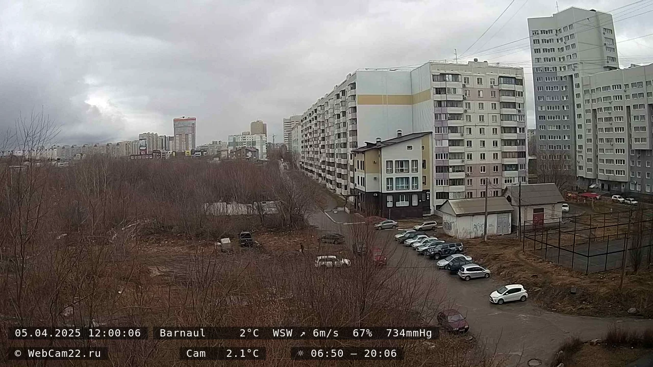 Кадр с камеры 5 апреля 2025 года