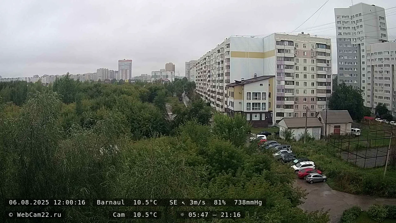 Кадр с камеры 6 августа 2025 года