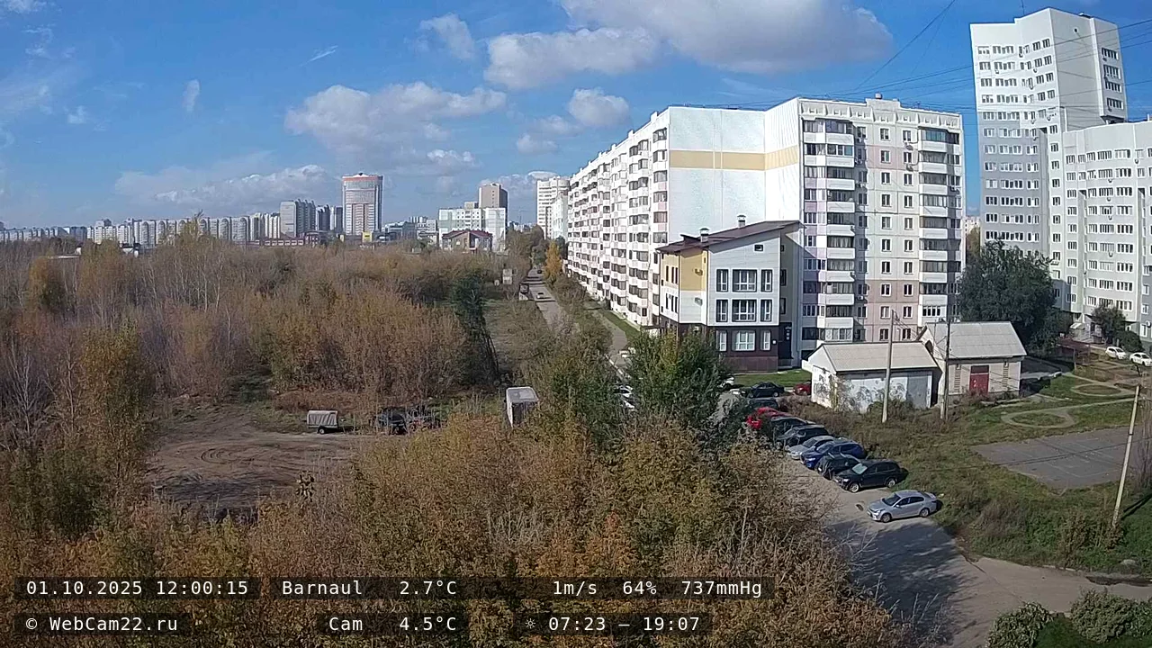 Кадр с камеры 1 октября 2025 года