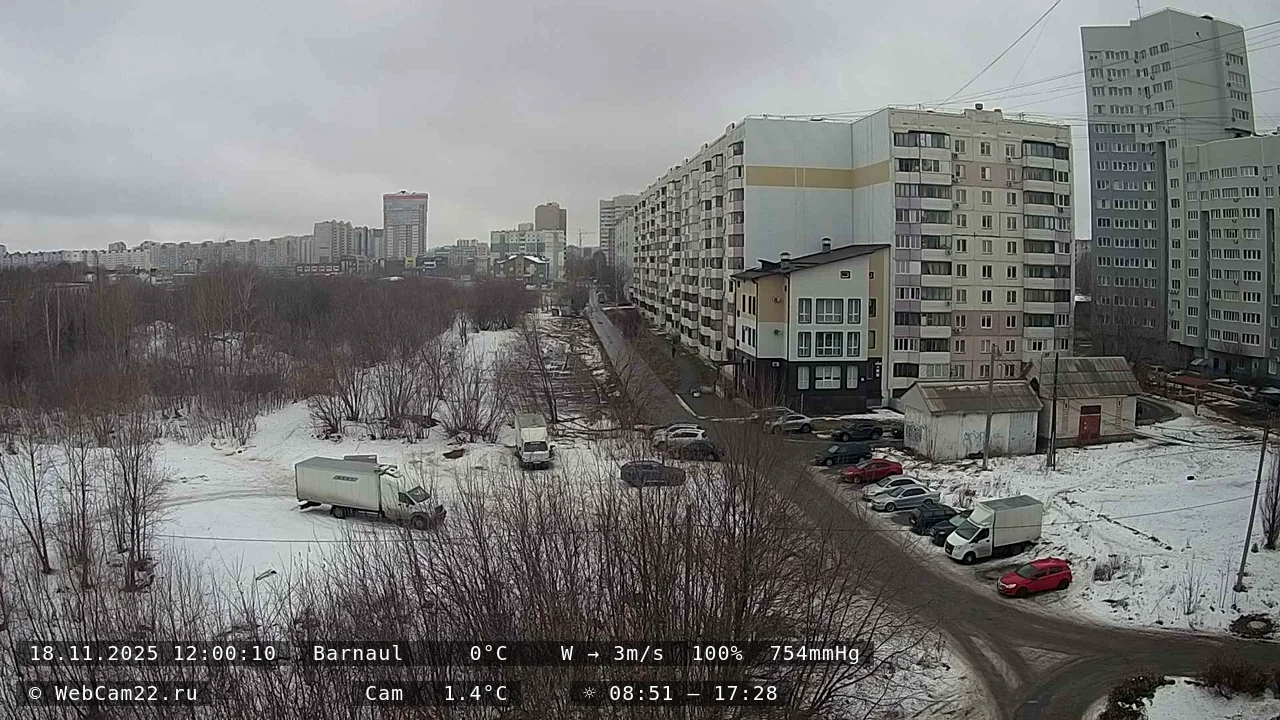 Кадр с камеры 18 ноября 2025 года