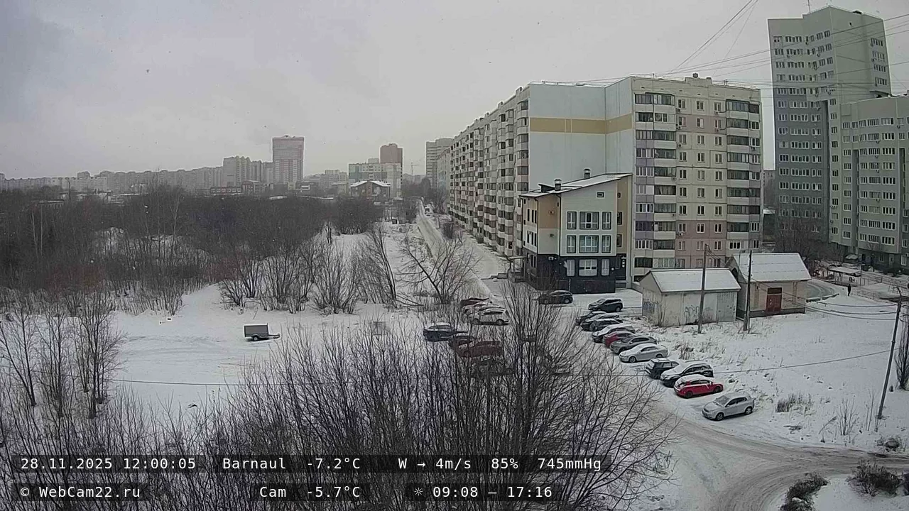Кадр с камеры 28 ноября 2025 года