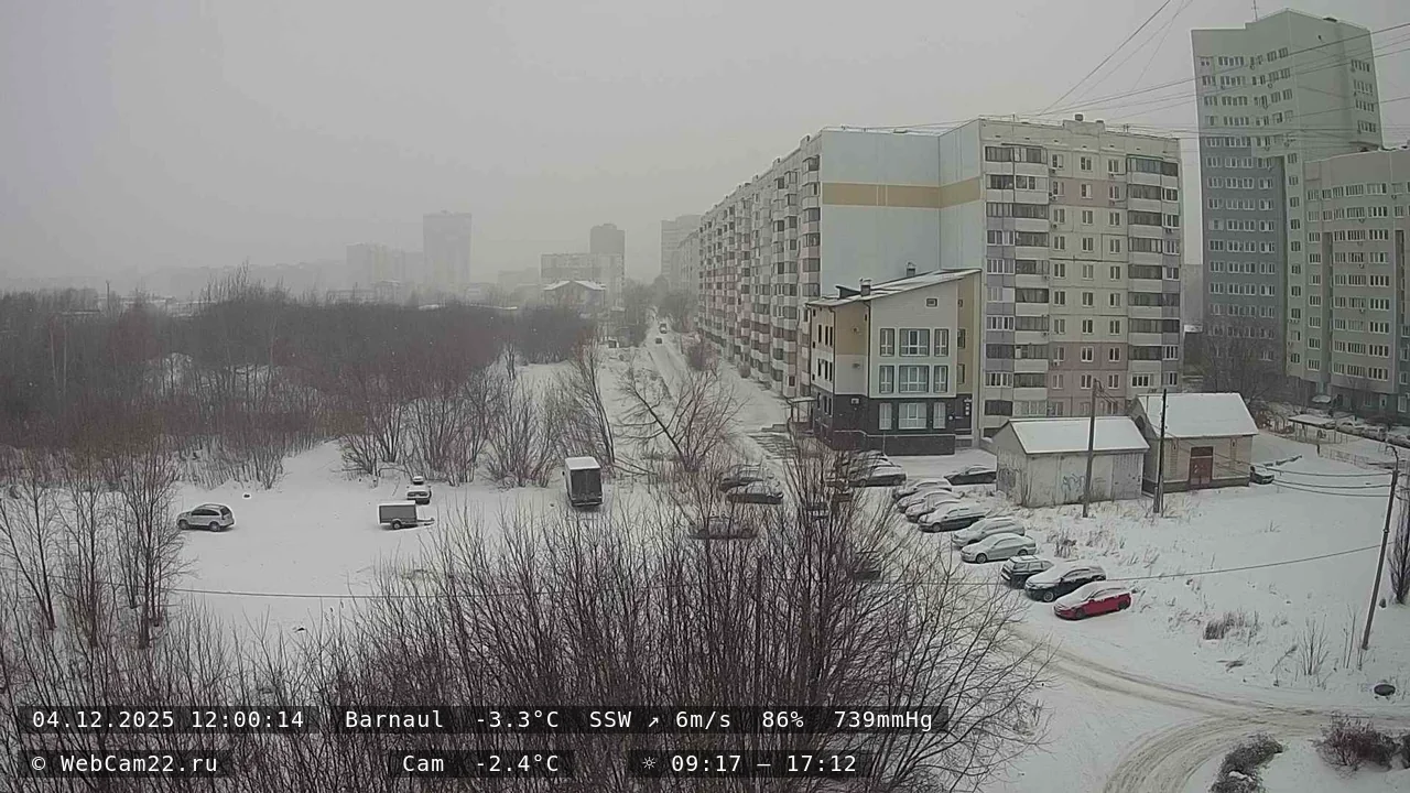 Кадр с камеры 4 декабря 2025 года