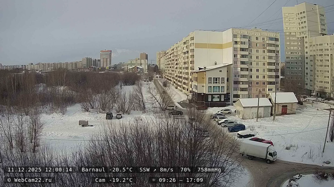 Кадр с камеры 11 декабря 2025 года