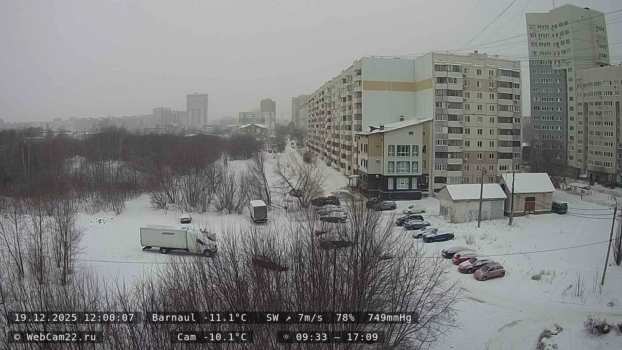 Кадр с камеры 19 декабря 2025 года