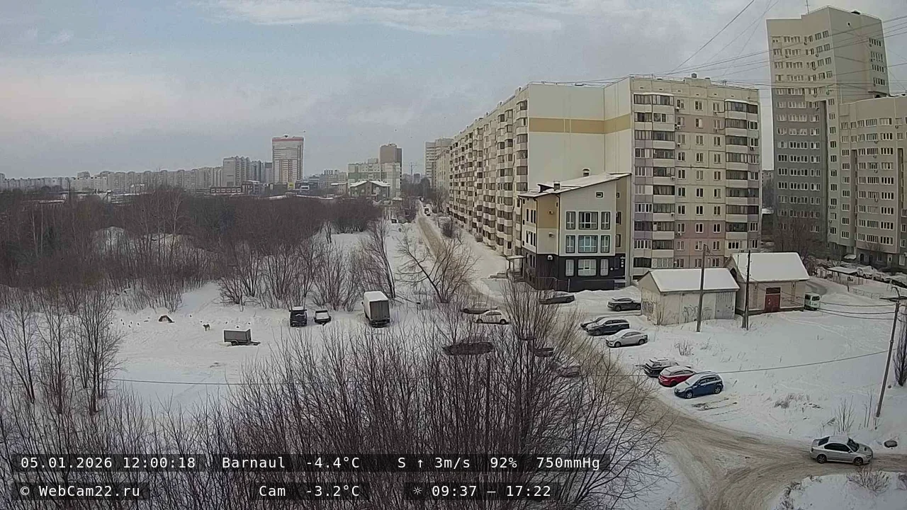 Кадр с камеры 5 января 2026 года