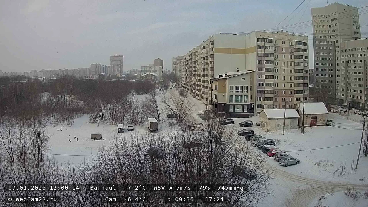 Кадр с камеры 7 января 2026 года