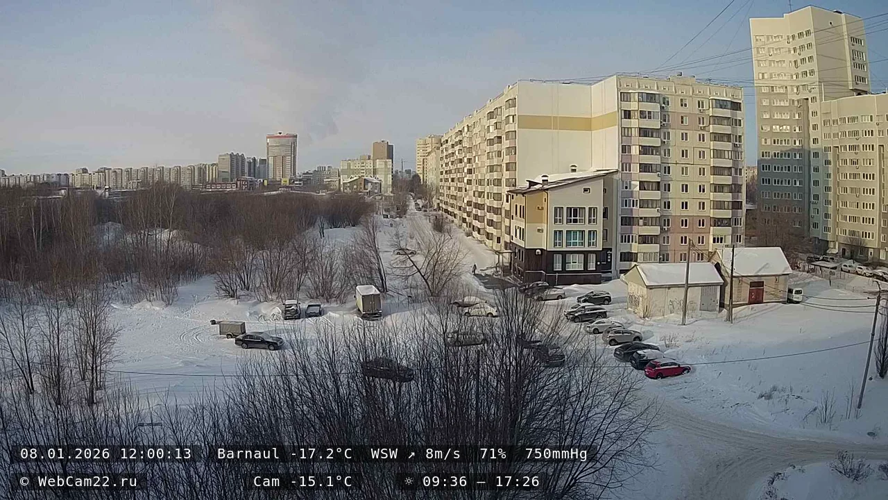 Кадр с камеры 8 января 2026 года