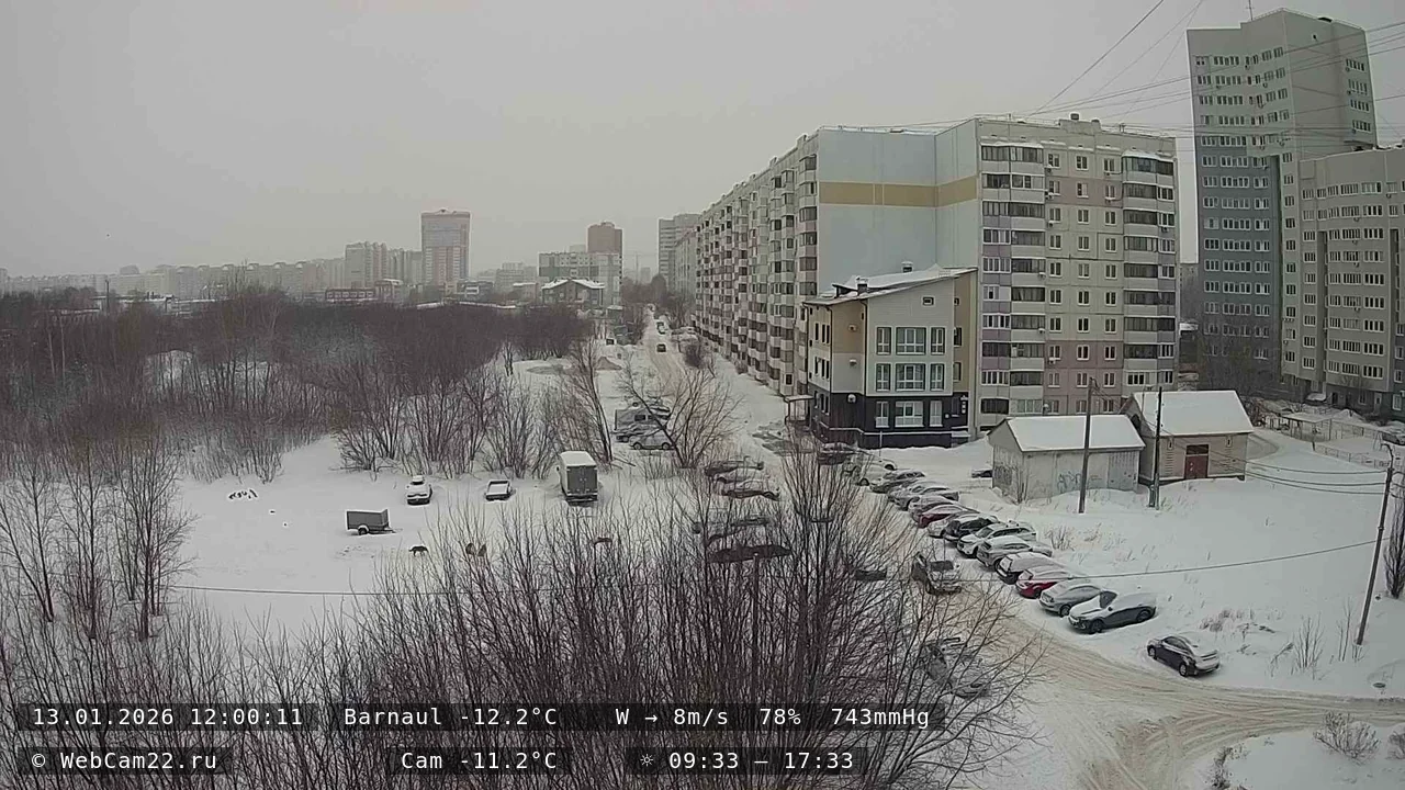 Кадр с камеры 13 января 2026 года