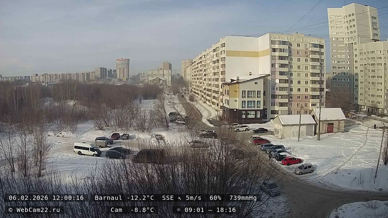 Кадр с камеры 6 февраля 2026 года