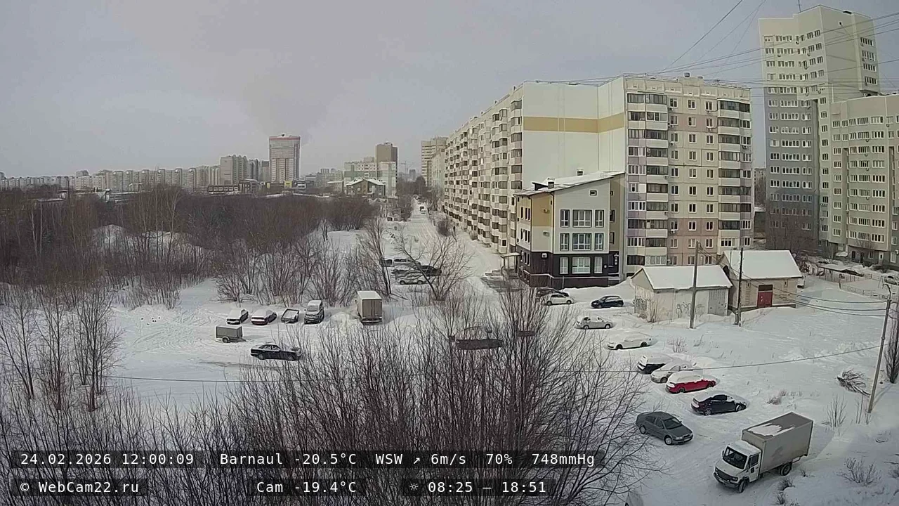 Кадр с камеры 24 февраля 2026 года
