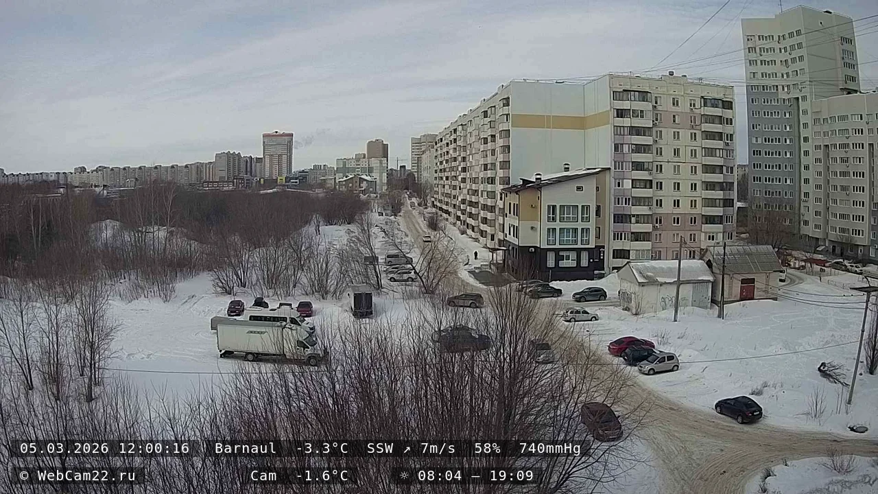 Кадр с камеры 5 марта 2026 года
