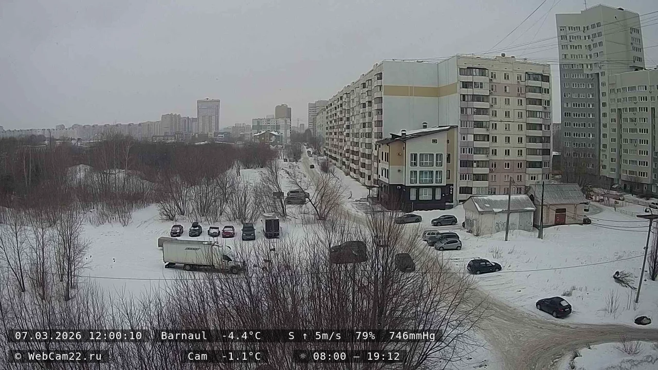 Кадр с камеры 7 марта 2026 года