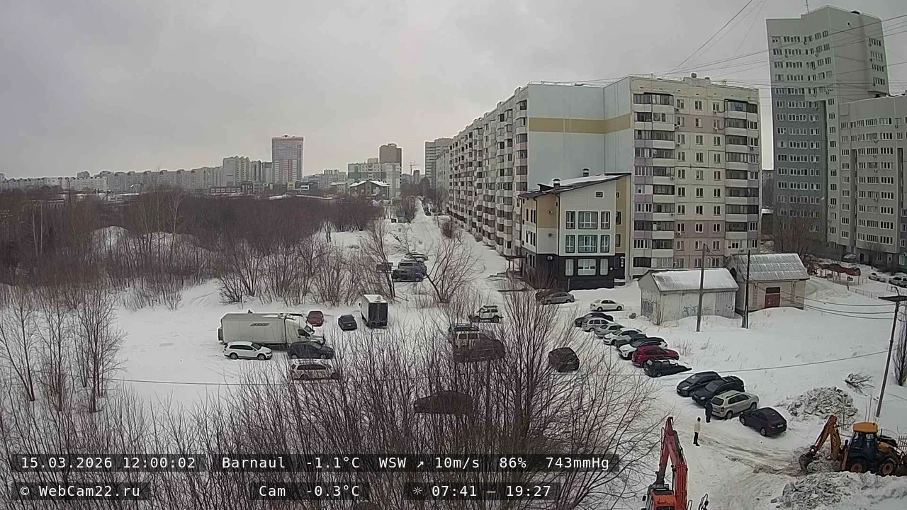 Кадр с камеры 15 марта 2026 года