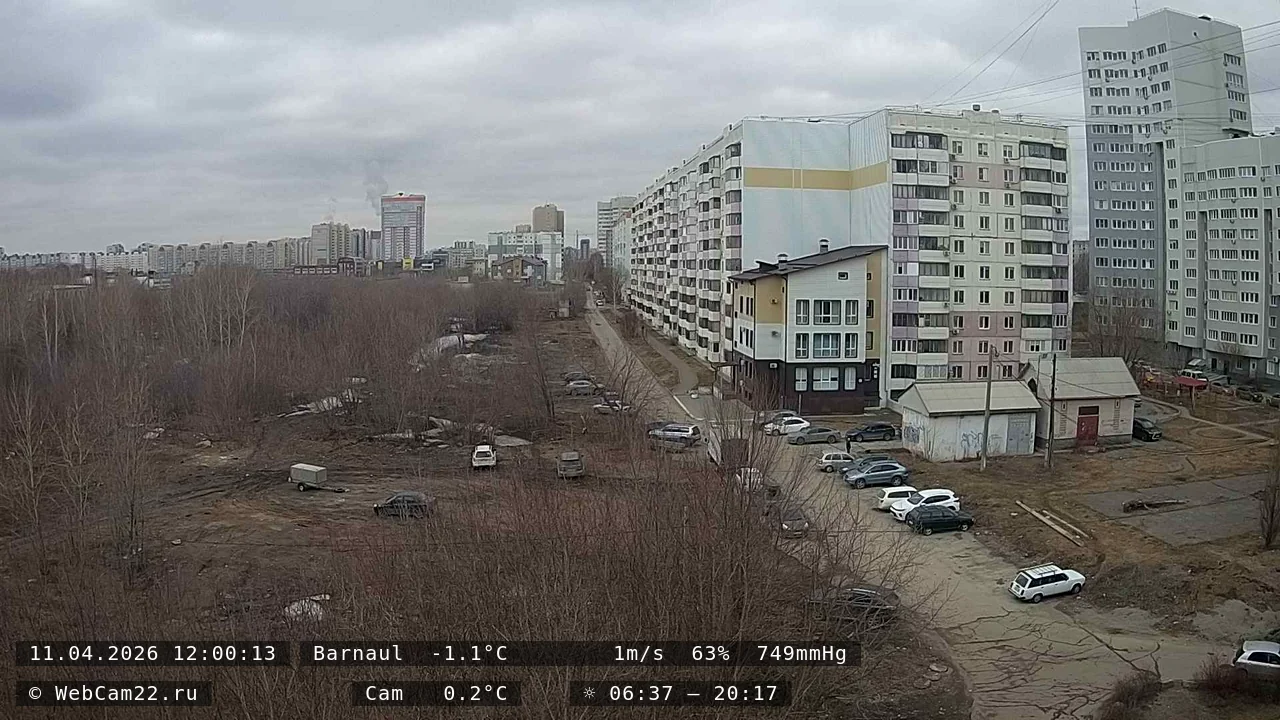 Кадр с камеры 11 апреля 2026 года