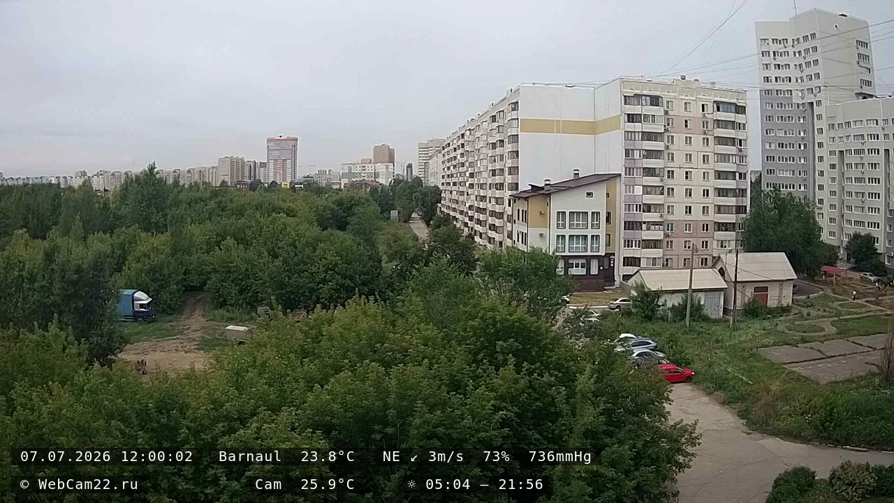 Кадр с камеры 7 июля 2026 года