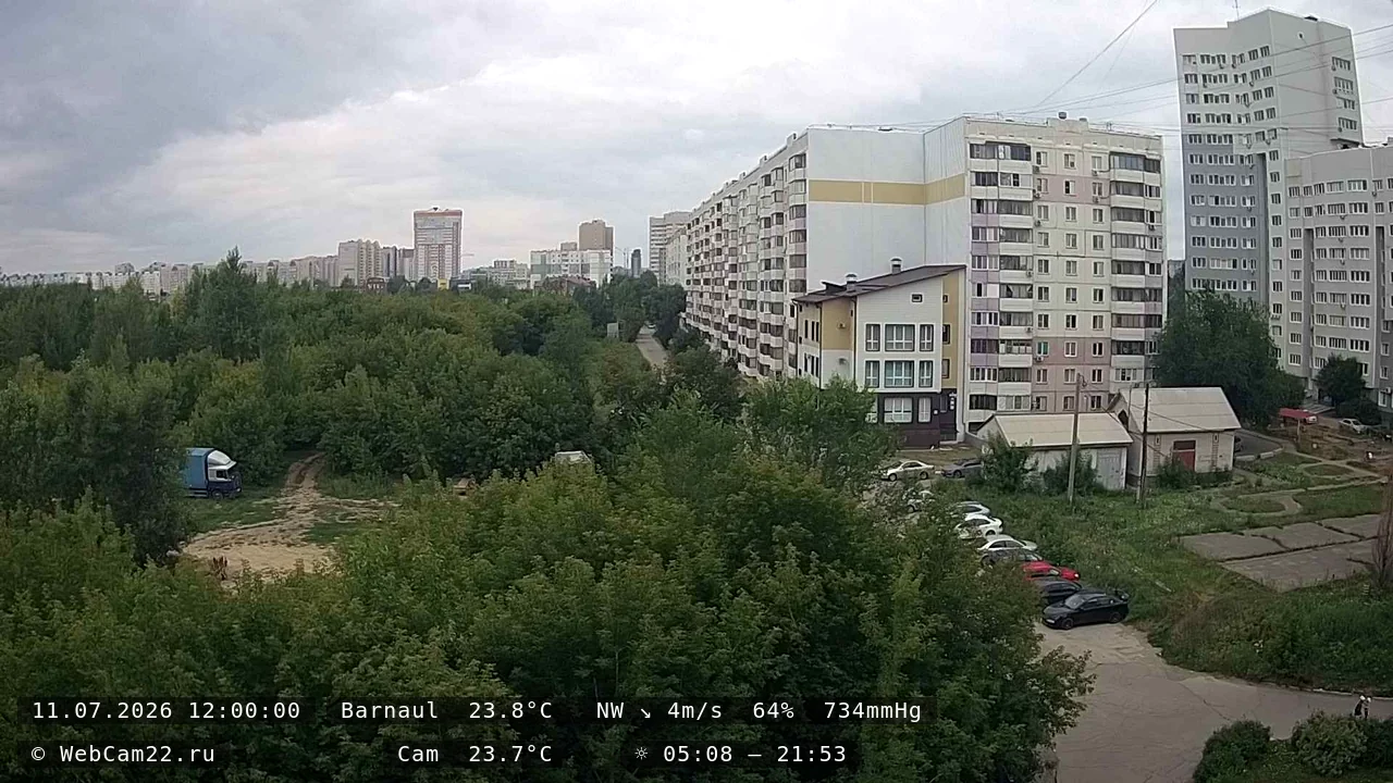 Кадр с камеры 11 июля 2026 года