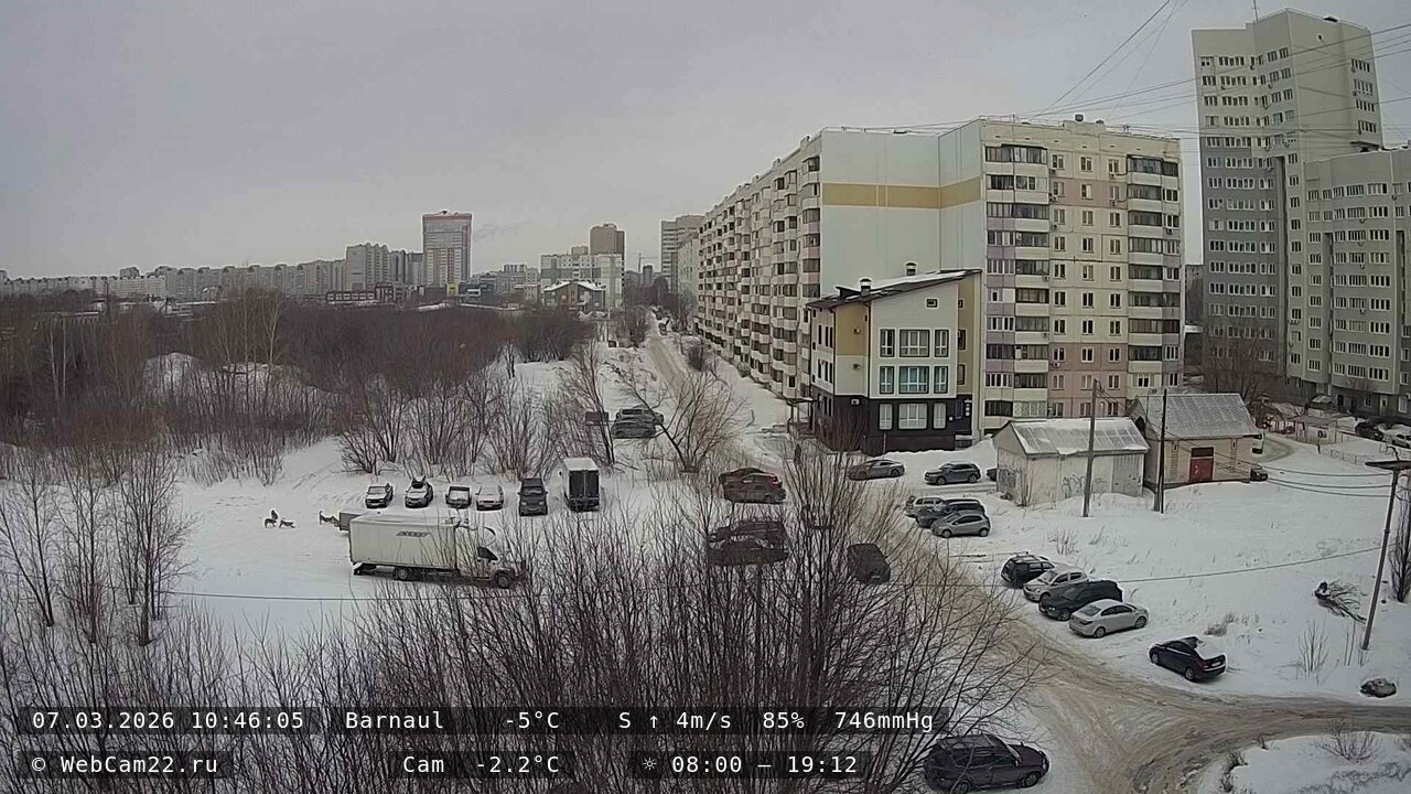 Кадр с камеры 7 марта 2026 года